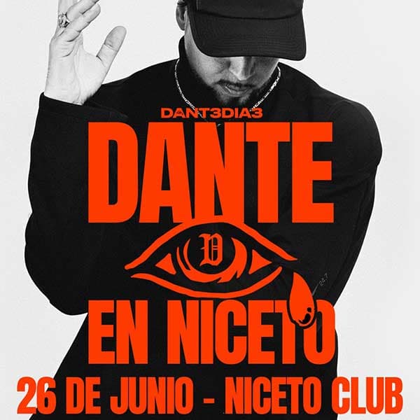Flyer de Dante Spinetta