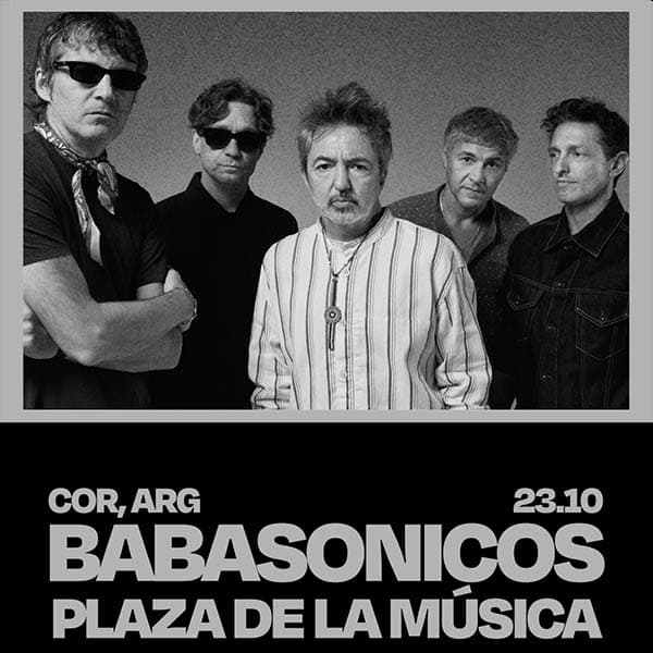 Flyer de Babasónicos
