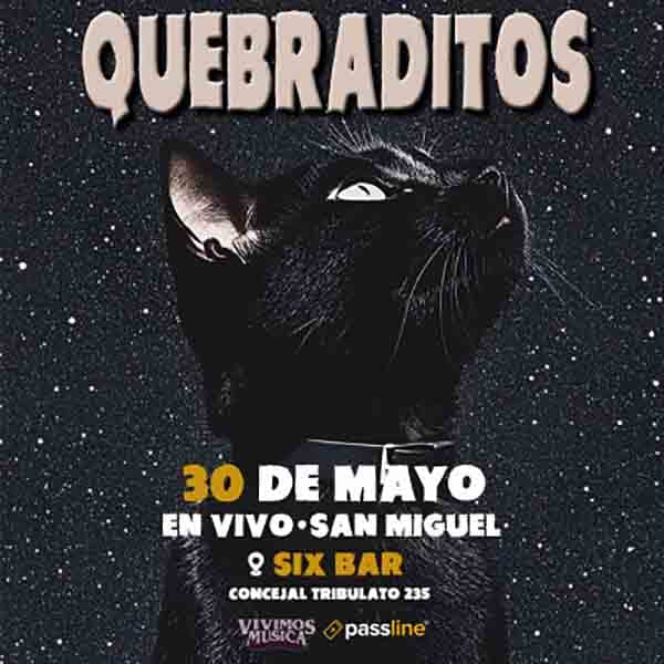 Flyer de Quebraditos