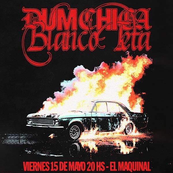 Flyer de Blanco Teta, Dum Chica