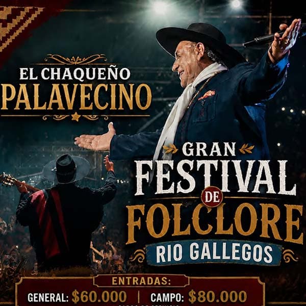 Flyer de Chaqueño Palavecino