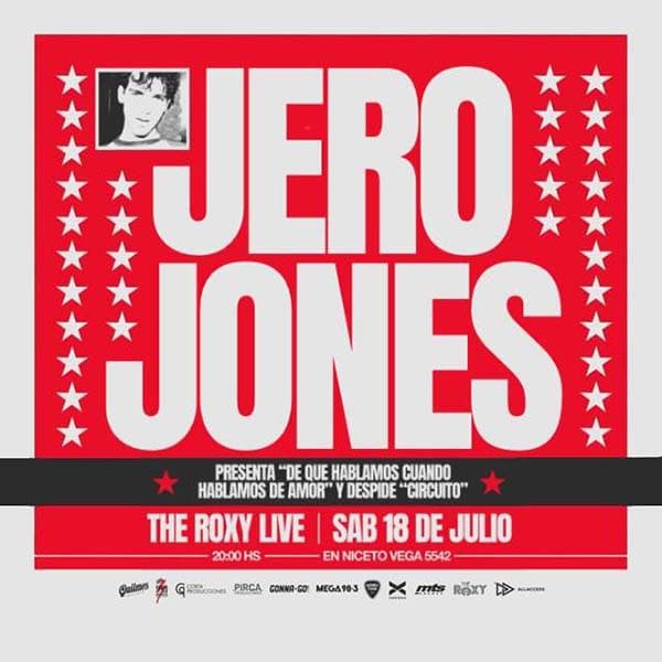 Flyer de Jero Jones