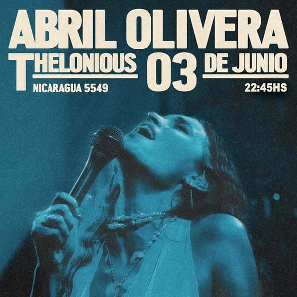 Flyer de Abril Olivera