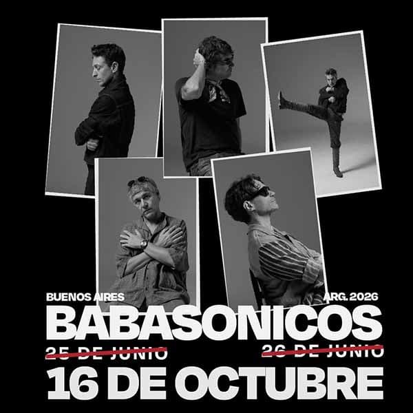 Flyer de Babasónicos