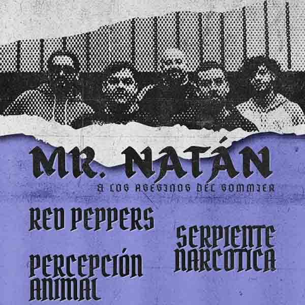 Flyer de Mr. Natán & Los Asesinos del Sommier