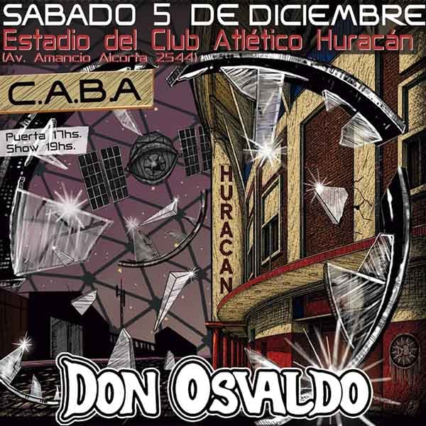 Flyer de Don Osvaldo