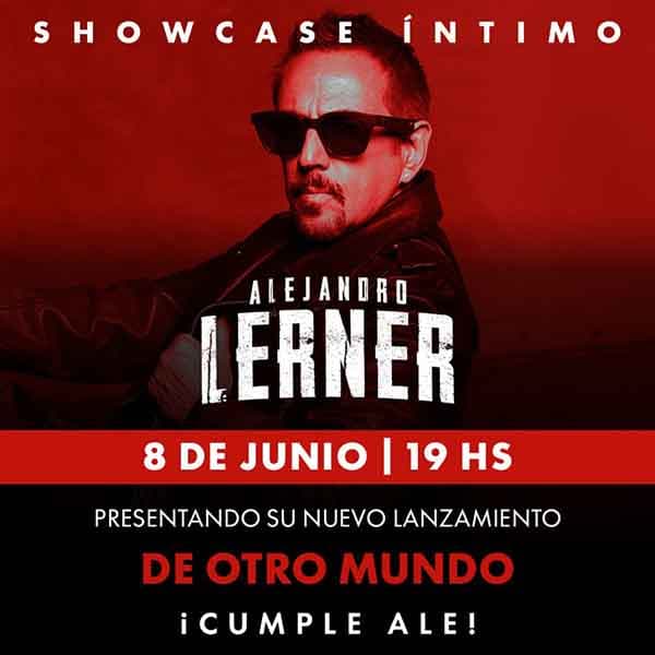Flyer de Alejandro Lerner