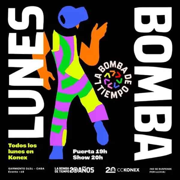 Flyer de La Bomba de Tiempo