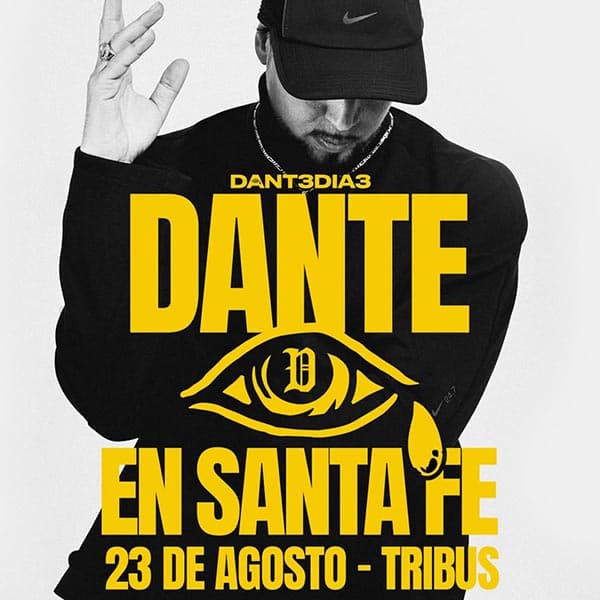 Flyer de Dante Spinetta