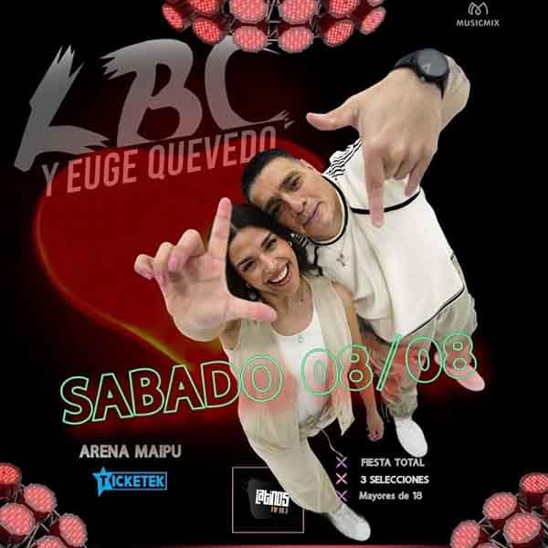 Flyer de Eugenia Quevedo, LBC