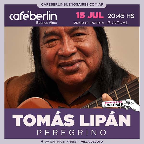 Flyer de Tomás Lipán