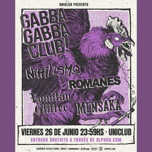 Flyer de Nihilismo, Romanes, Mensaka, Vomitan Glitter