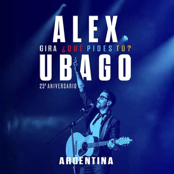 Flyer de Alex Ubago