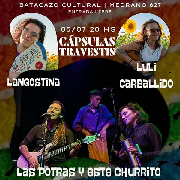 Flyer de Las Potras, Pam Dilda