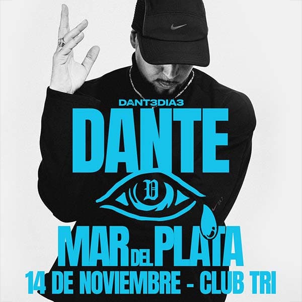 Flyer de Dante Spinetta