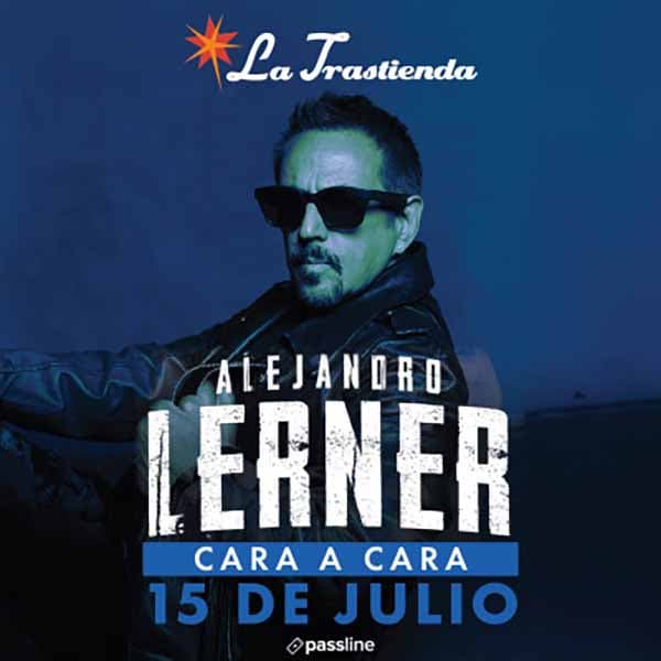 Flyer de Alejandro Lerner