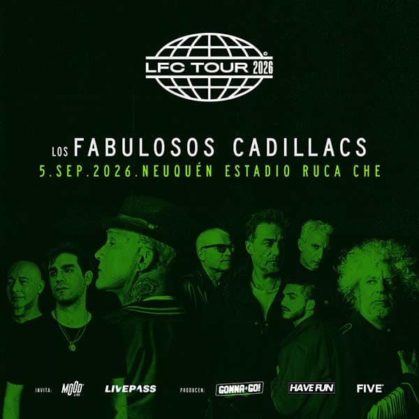 Flyer de Los Fabulosos Cadillacs