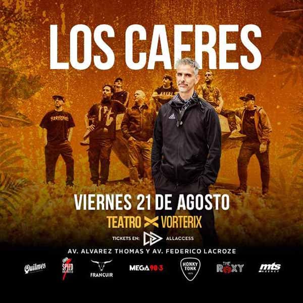 Flyer de Los Cafres
