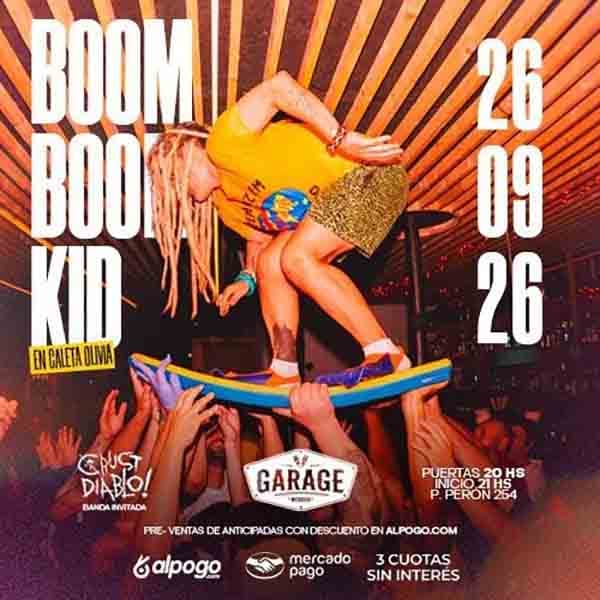 Flyer de boom boom kid
