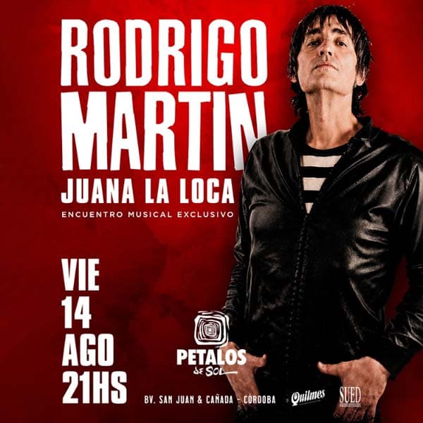 Flyer de Rodrigo Martín