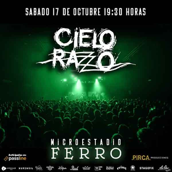 Flyer de Cielo Razzo