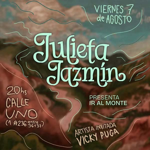 Flyer de Julieta Jazmín