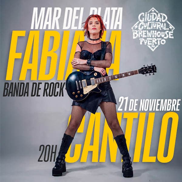 Flyer de Fabiana Cantilo