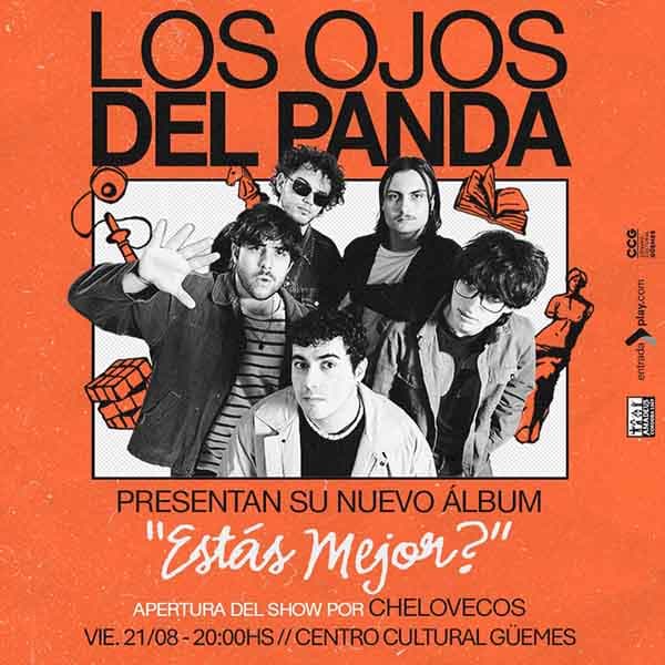 Flyer de Los Ojos del Panda