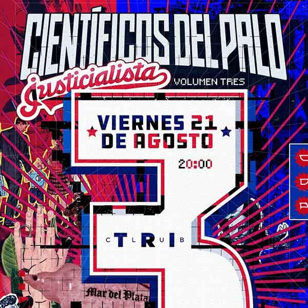 Flyer de Científicos del Palo