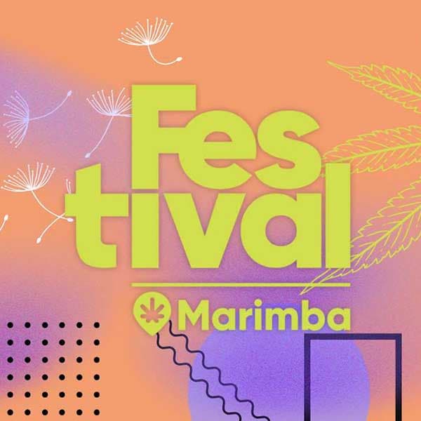 Flyer de Festival Marimba