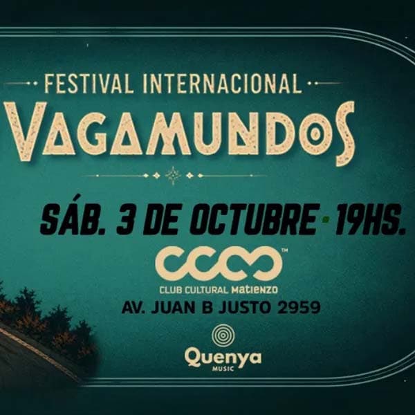 Flyer de Festival Internacional Vagamundos