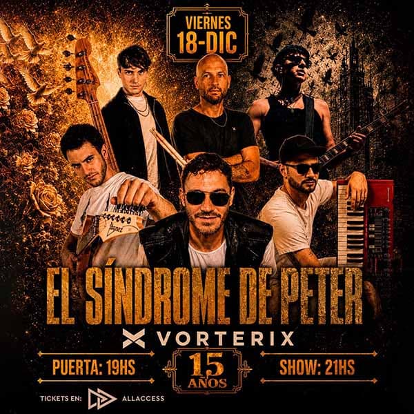 Flyer de El Síndrome de Peter