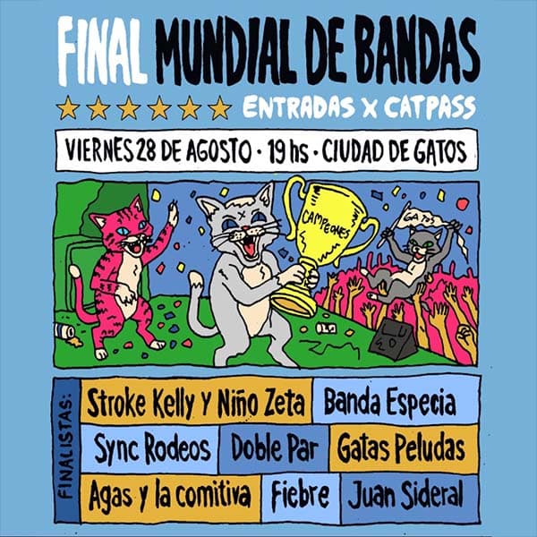 Flyer de Stroke Kelly y Niño Zeta, Banda Especia, Sync Rodeos, Doble Par