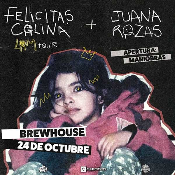 Flyer de Feli Colina, Juana Rozas