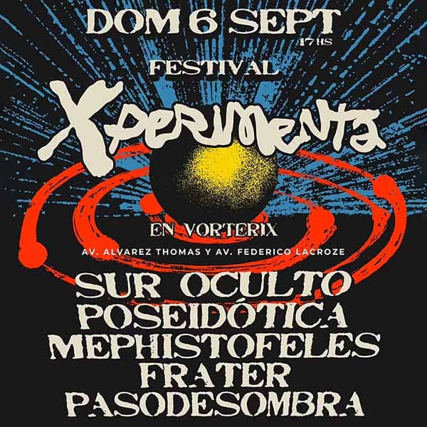 Flyer de Festival Xperimenta