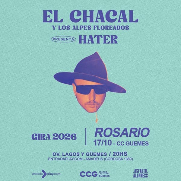 Flyer de El Chacal
