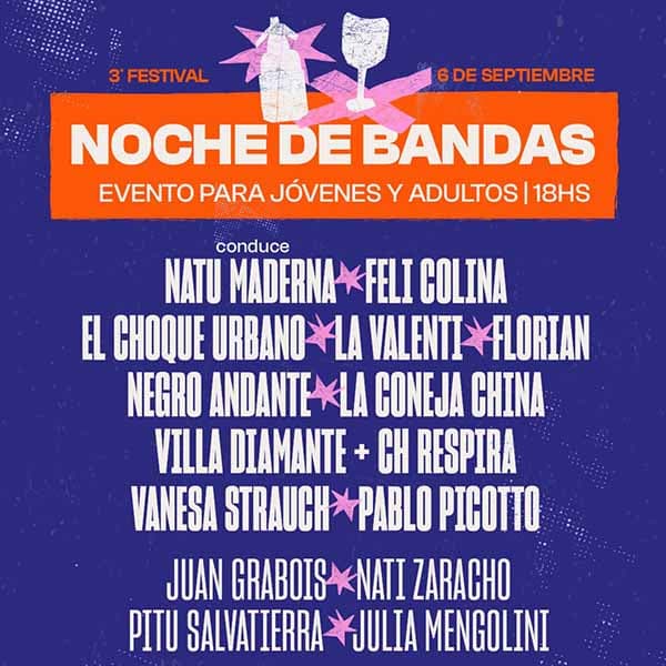 Flyer de Festival Ningún Pibe con Hambre