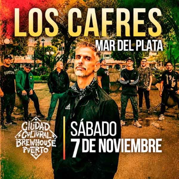 Flyer de Los Cafres