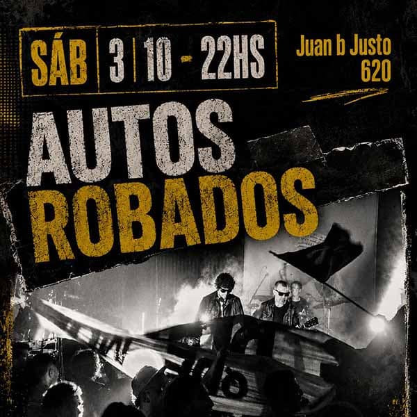 Flyer de Autos Robados