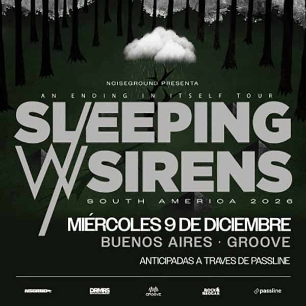 Flyer de Sleeping With Sirens