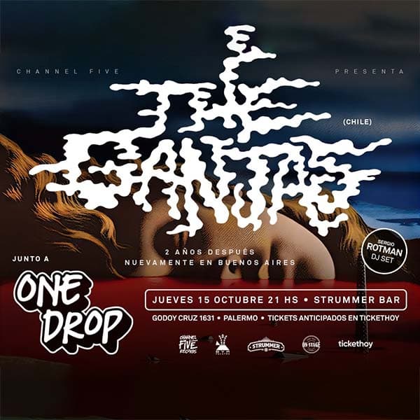 Flyer de The Ganjas