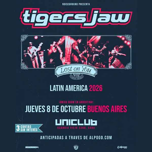 Flyer de Tigers Jaw