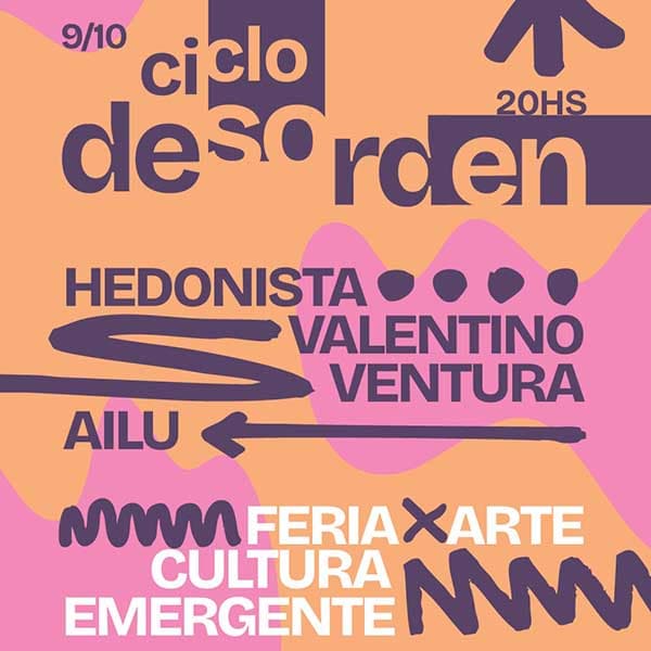 Flyer de Ciclo Desorden