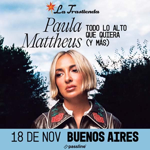 Flyer de Paula Mattheus