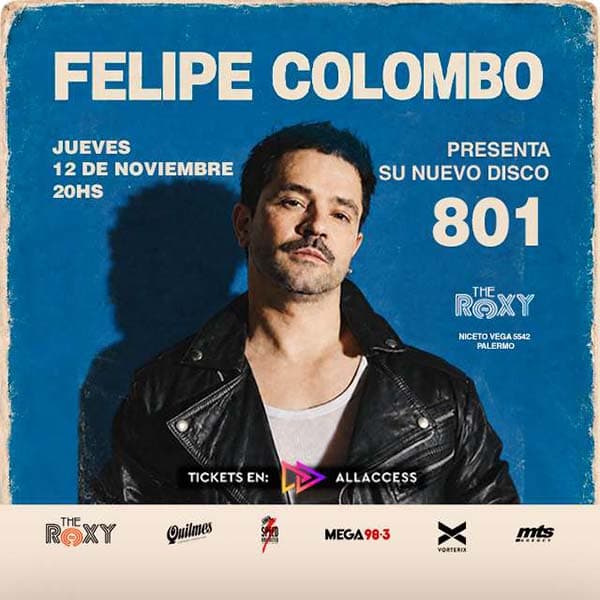 Flyer de Felipe Colombo