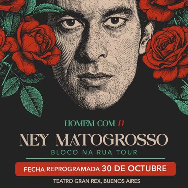 Flyer de Ney Matogrosso