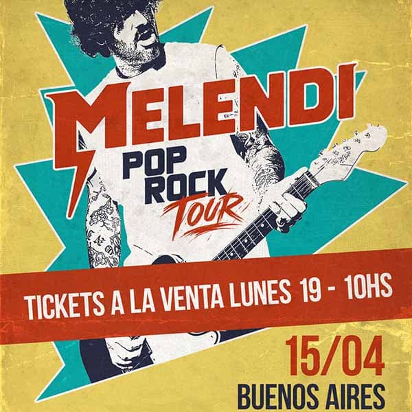 Flyer de Melendi