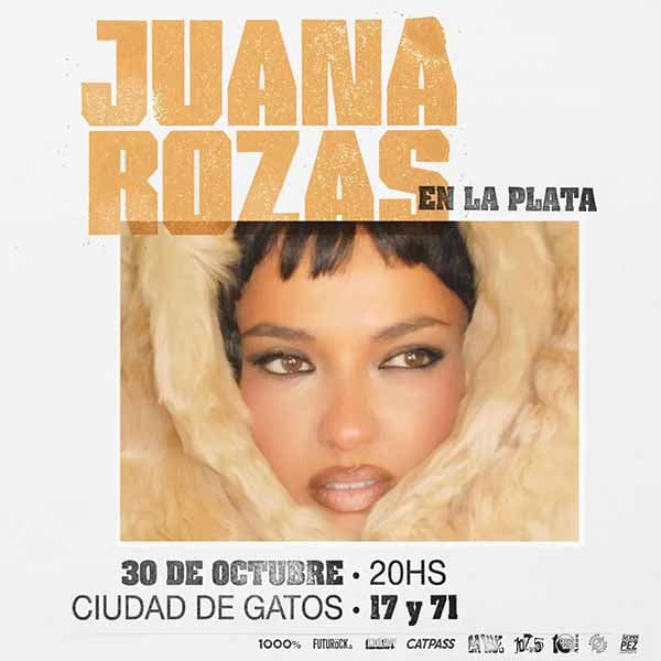 Flyer de Juana Rozas