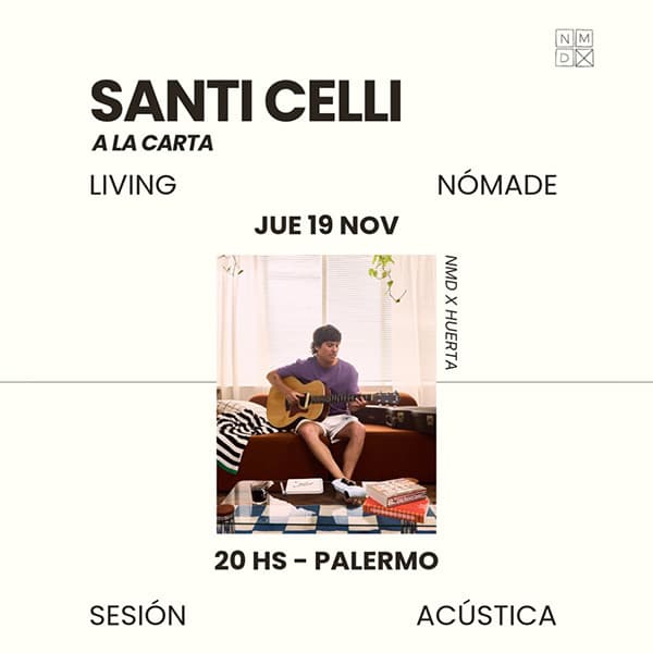 Flyer de Santi Celli