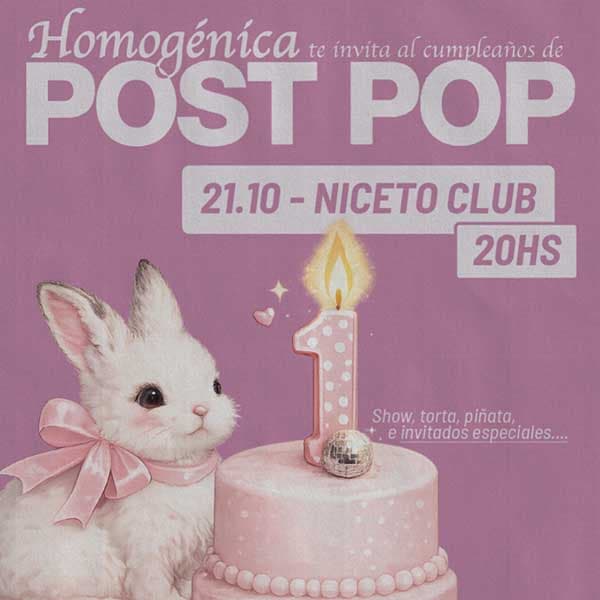 Flyer de Homogénica